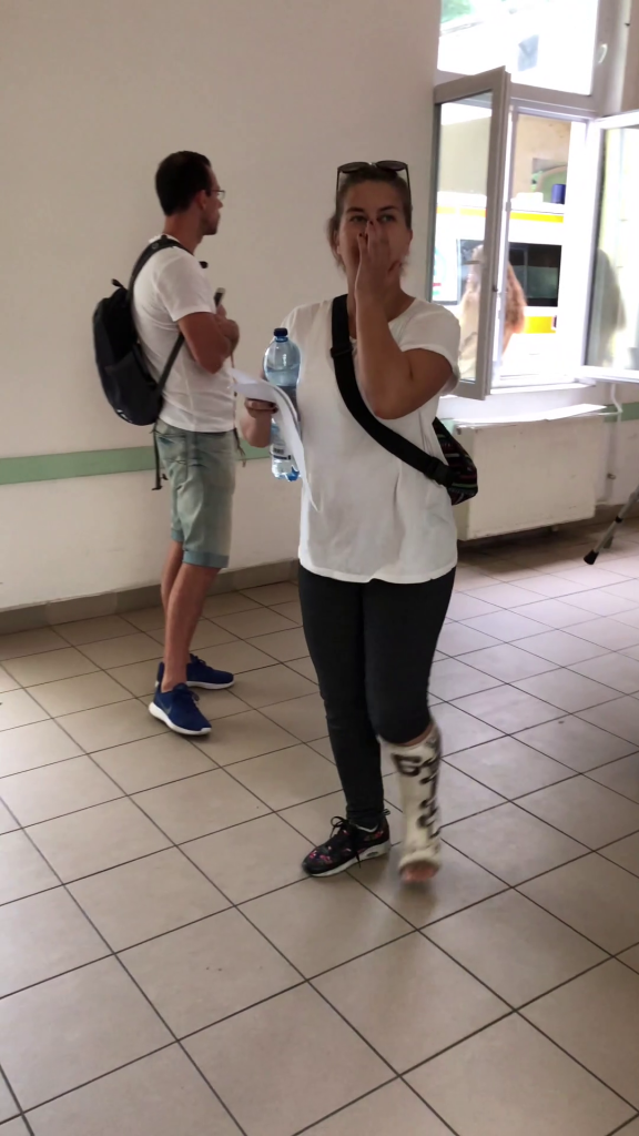 Amazing slwc girl going to hospital video